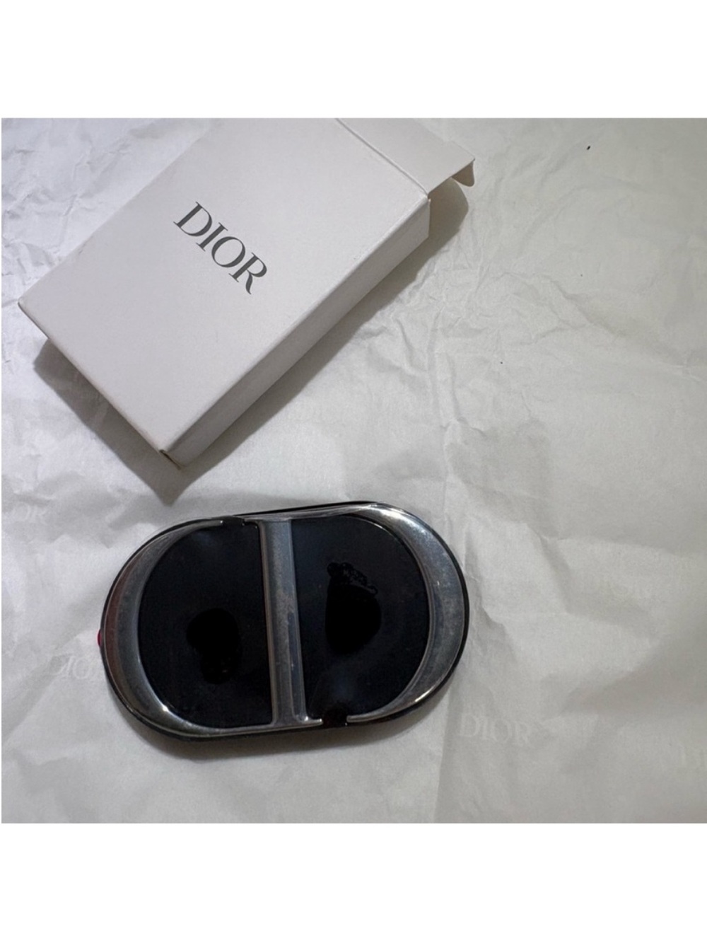 Dior White Box with Black and Silver Case